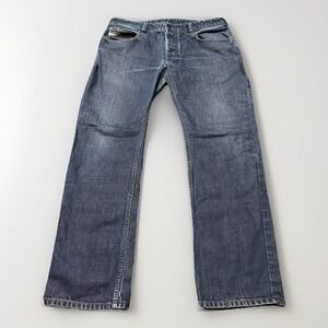 Diesel Zatiny Regular Bootcut‎ Blue Jeans Men's 32x30 (Fits 33x29) Wash 0088Z